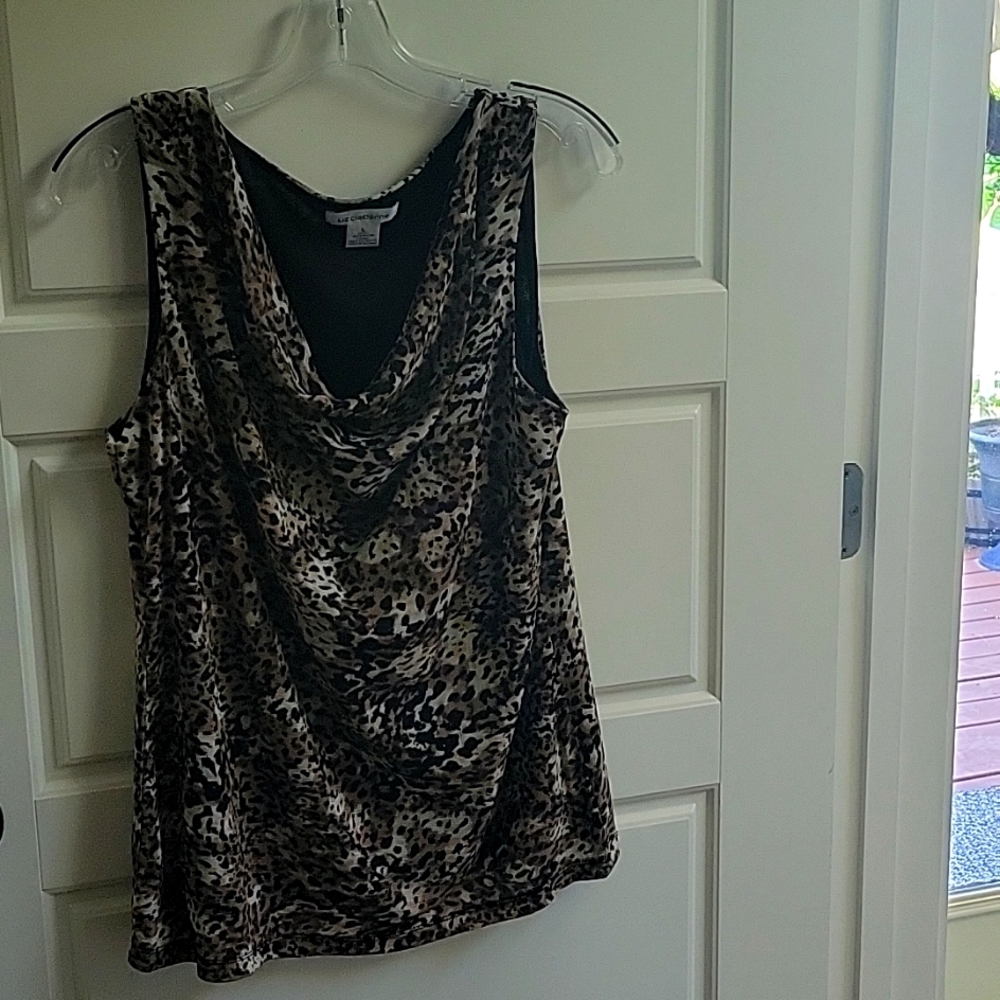 Animal print camisole